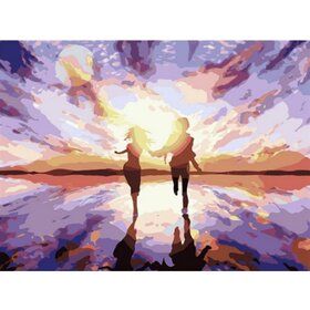 Diamond Painting Zusammen rennen