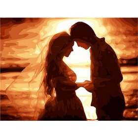 Diamond Painting Paar verliebt