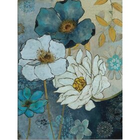 Diamond Painting Blaue Blumen 03
