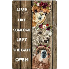 Diamond Painting Tor - Alpakas