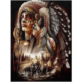 Diamond Painting Indianer 01