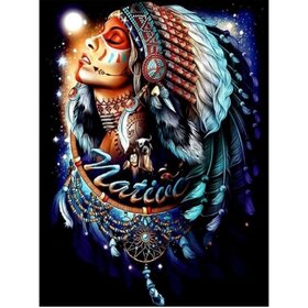 Diamond Painting Indianer 02