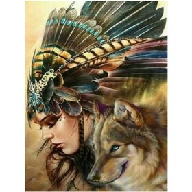 Diamond Painting Indianer 03