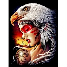 Diamond Painting Indianer 04