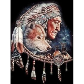 Diamond Painting Indianer 05