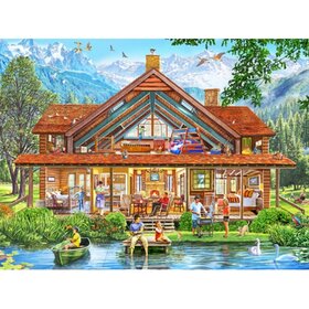 Diamond Painting Einblick Haus 03