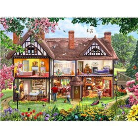 Diamond Painting Einblick Haus 06