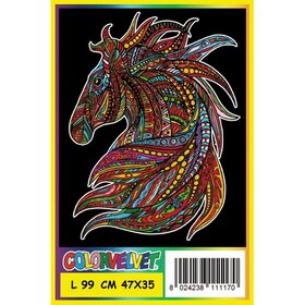 ColorVelvet Samtvorlage groß Nr. L099 ohne Stifte (47x35cm)