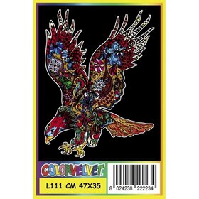 ColorVelvet Samtvorlage groß Nr. L111 ohne Stifte (47x35cm)