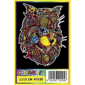 ColorVelvet Samtvorlage groß Nr. L113 ohne Stifte (47x35cm)