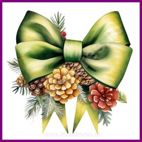 Diamond Painting Weihnachtsschleife 01