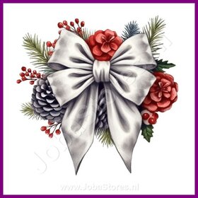 Diamond Painting Weihnachtsschleife 02