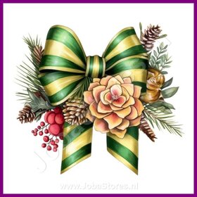 Diamond Painting Weihnachtsschleife 03