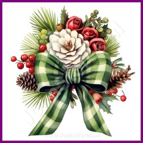 Diamond Painting Weihnachtsschleife 04