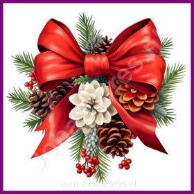 Diamond Painting Weihnachtsschleife 05