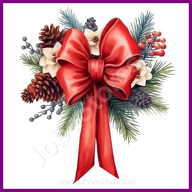 Diamond Painting Weihnachtsschleife 06