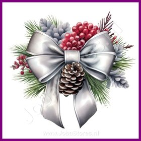 Diamond Painting Weihnachtsschleife 09