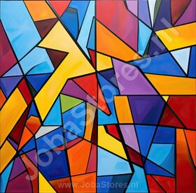 Diamond Painting Farbenfrohes Abstrakt 03