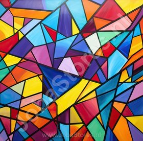 Diamond Painting Farbenfrohes Abstrakt 05