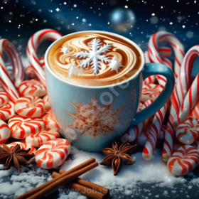 Diamond Painting Weihnachtskaffee 04