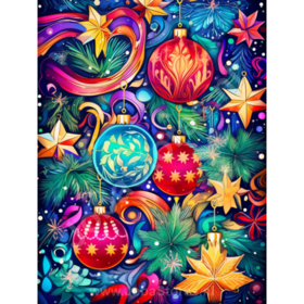 Diamond Painting Farbenfrohe Weihnachten 04