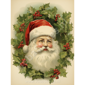 Diamond Painting Vintage Weihnachtsmann 01