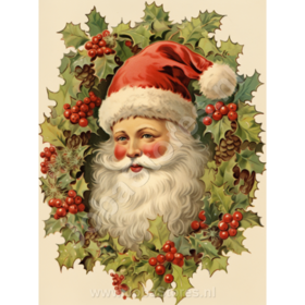 Diamond Painting Vintage Weihnachtsmann 02