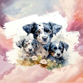 Diamond Painting Aquarell Hund - Dalmatiner 03