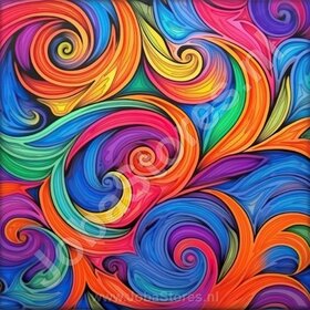 Diamond Painting Farbenfrohes Abstrakt 06