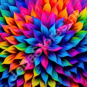 Diamond Painting Farbenfrohes Abstrakt 09