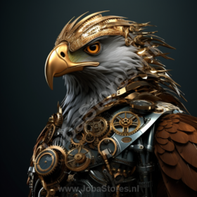Diamond Painting Steampunk Adler 02