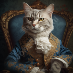 Diamond Painting Aristokratische Katze 01