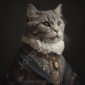 Diamond Painting Aristokratische Katze 03