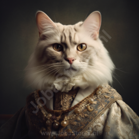 Diamond Painting Aristokratische Katze 04