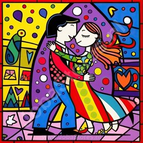 Diamond Painting Bunte Menschen 02