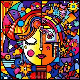 Diamond Painting Bunte Menschen 05