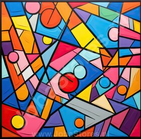 Gemälde Bunt Abstrakt 01