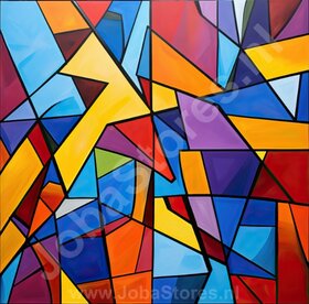 Gemälde Bunt Abstrakt 03