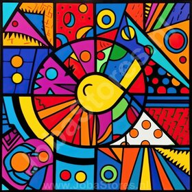 Gemälde Bunt Abstrakt 11