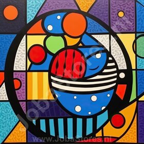 Gemälde Bunt Abstrakt 15