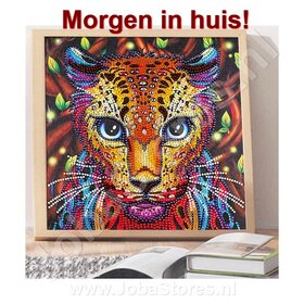 Special Diamond Painting Leopard 25x25cm