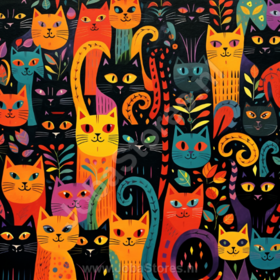 Diamond Painting Katzenchaos 01