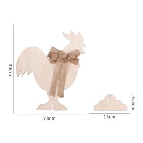 Huhn aus Holz zum Ausmalen/Bemalen. Groß 30cm