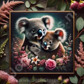 Diamond Painting Zwei Koalas 01