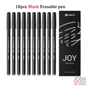 Radierbares Stiftset Kaco Joy Black (10 Stück)