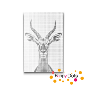 HappyDots DOT Painting Wildlife - Impala - Stippelschilderij