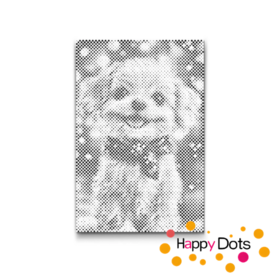 HappyDots DOT Painting Honden 08 - Stippelschilderij