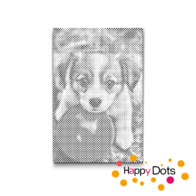 HappyDots DOT Painting Honden 10 - Stippelschilderij