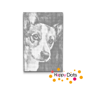 HappyDots DOT Painting Honden 12 - Stippelschilderij