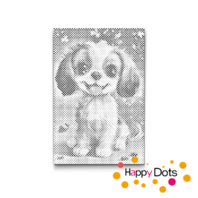 HappyDots DOT Painting Honden 19 - Stippelschilderij